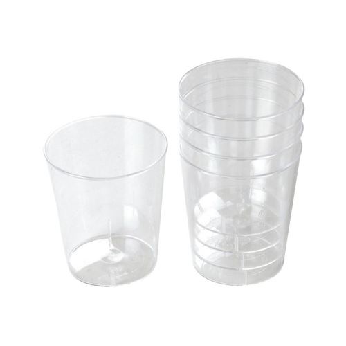 Műanyag pohár, átlátszó ( 4 cl)- 50 db
